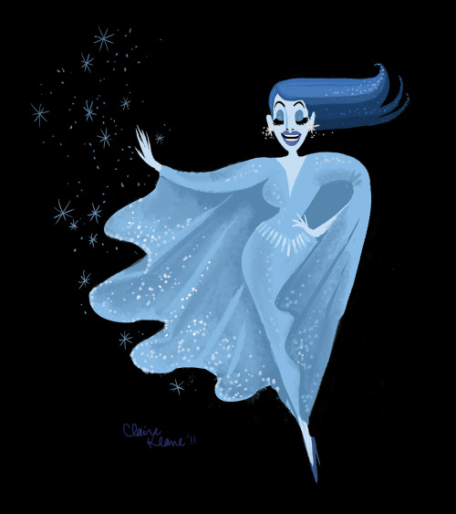 animationandsoforth:Early Elsa character designs by Claire Keane