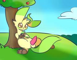 mrdegradation:Have a leafeon for your troubles D’aww &lt;3