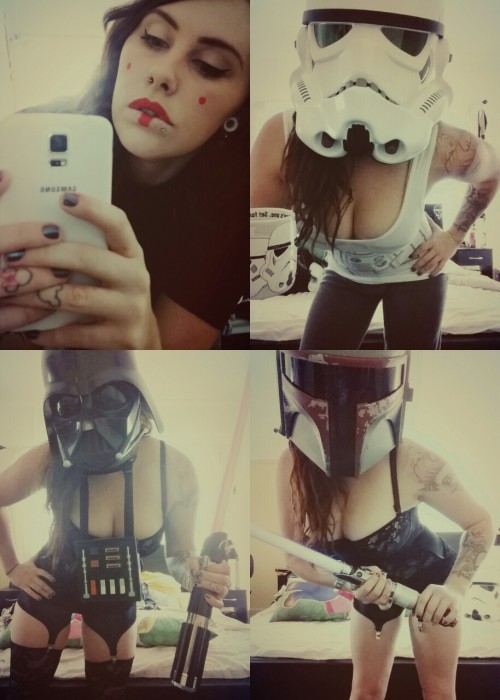 thegirlatther0cksh0w:  Here, have some selfies because it’s Star Wars Day! May the fourth be with you!