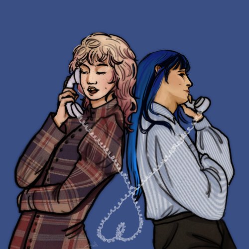 Drawing Of Me And My Friend( @bettercallbianca )'s Ocs!!!