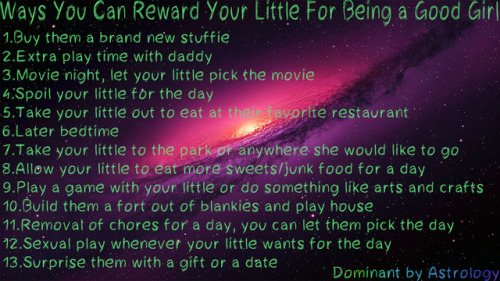 These are a couple of ways you can reward your little!If you like things like this you can follow me