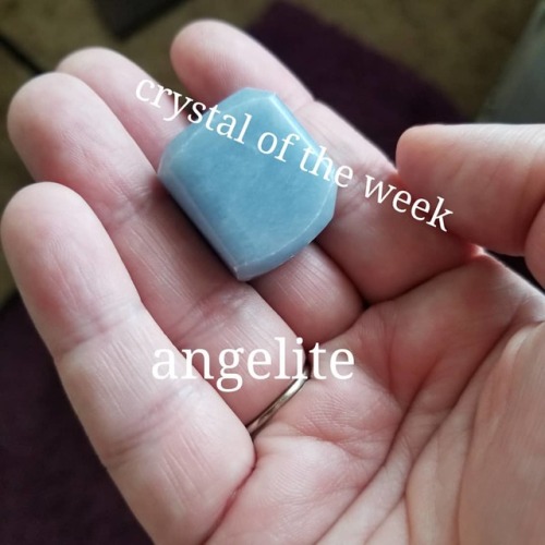 Click the YouTube link in bio and find out more about angelite. . . .#crystals #crystalsofig  #c