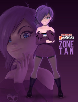 z0nesama:  crisisbeat:  Hey ya! people!I just finished my Zone_Tan  Model, I learned a lot of Blender while doing it, hope everyone likes  it! I will be making more renders and maybe movies (I’m still learning  Blender animation but I’m close to do