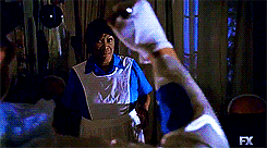 therenaissanceratchet:  thatshybutrudegirl:  husssel:  MOTHA PATTI!!!!! I HAVE TO DOWNLOAD THIS EPISODE!!!  Lol  This is what is supposed to happen to every black person in every horror movie 