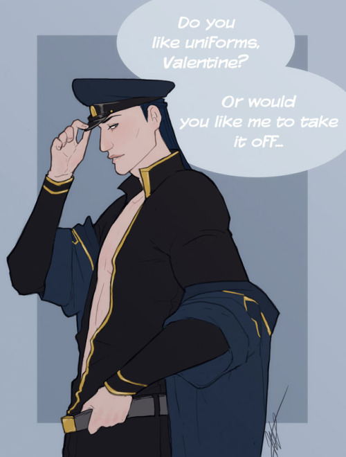 jurinova:Happy Valentine’s Day! I hope you guys like awful puns.