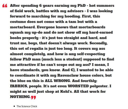 femininefreak: Women with actual PhDs review ‘sexy PhD costume’ on Amazon