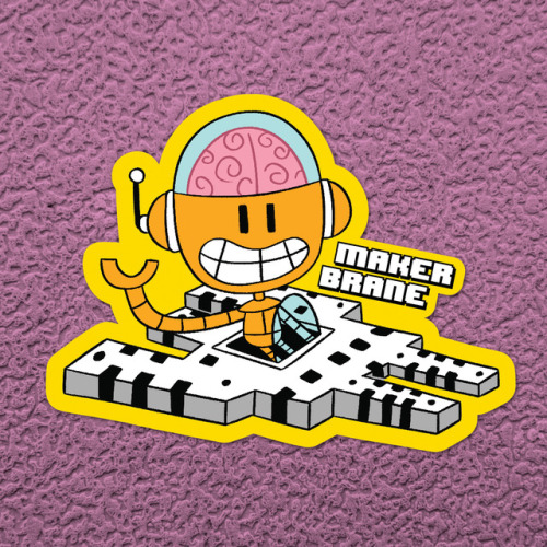 Finally got around to whip something up for Makerbrane&rsquo;s sticker design competition. In ca