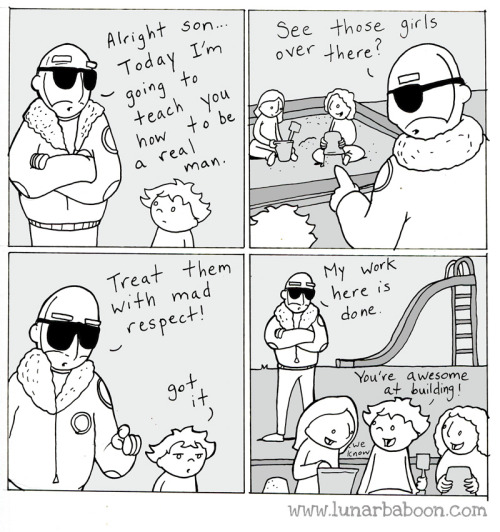 lunarbaboon:LunarbaboonComic about respect!