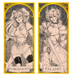 pinkunina:Ragnarok Online Transcendent Job cards ⸂⸂⸜(രᴗര๑)⸝⸃⸃I wanted to draw some RO stuff but I ended drawing all the jobs. Sorry for not made the third jobs, but I love more these.