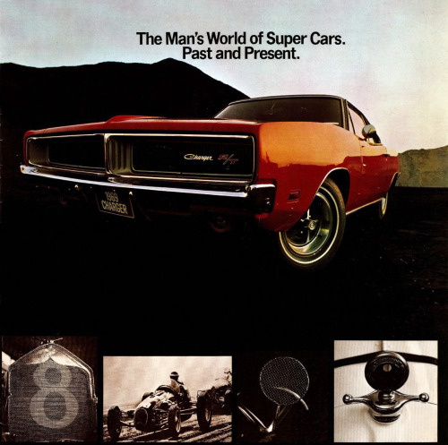 Dodge “Super Cars” brochure, 1969. A catalog for Dodge’s performance models taking