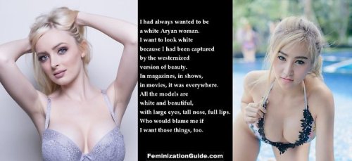 asian-aryan-sissy - I had always wanted to be a white Aryan...