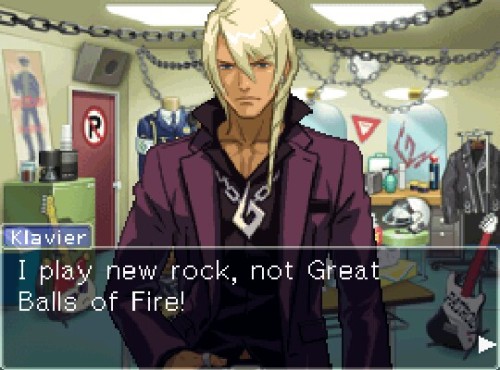 xaychi: Klavier “Someone-burned-my-freaking-GUITAR!!” Gavin, is my favorite Klavier Gavi