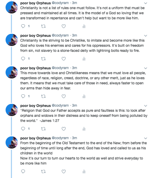 poor-boy-orpheus: I’m working on being a better Christian, on being someone that someone else 