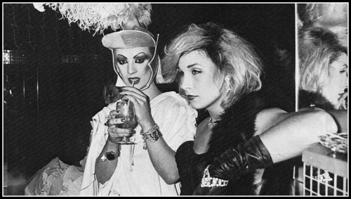 phantomoftheparadise:Marilyn & Boy George - Blitz Kids