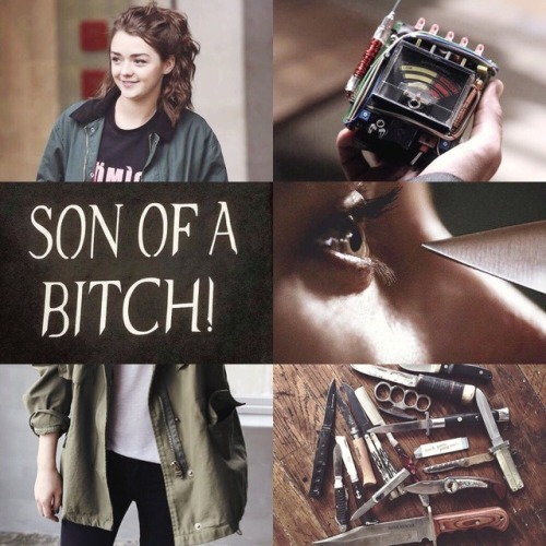 daughters-ofwinterfell:House Stark // Supernatural AU“Saving people, hunting things, the family busi