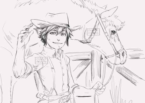 chachacharlieco:  Red Dead Redemption x Kingdom HeartsI hope you guys are happy that