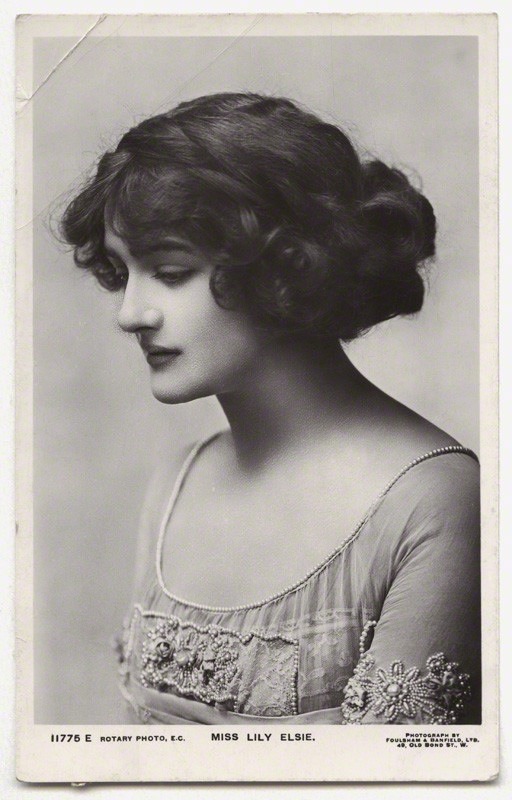  British Actress Lily Elsie 1886-1962 and her wonderful Hairdos 