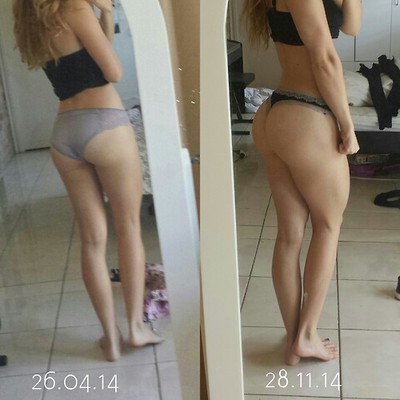 jaydeyfit: 6 months makes a huge difference. Each of these photos represents my body