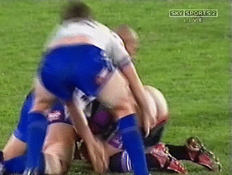 str8guysgonewild:  notashamedtobemen:  Even if their butts are exposed during a game,