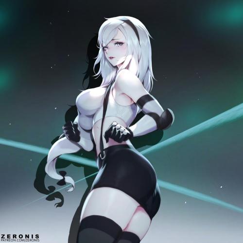 dalinscar:  2B X Tifa AlterFuse by Zeronis