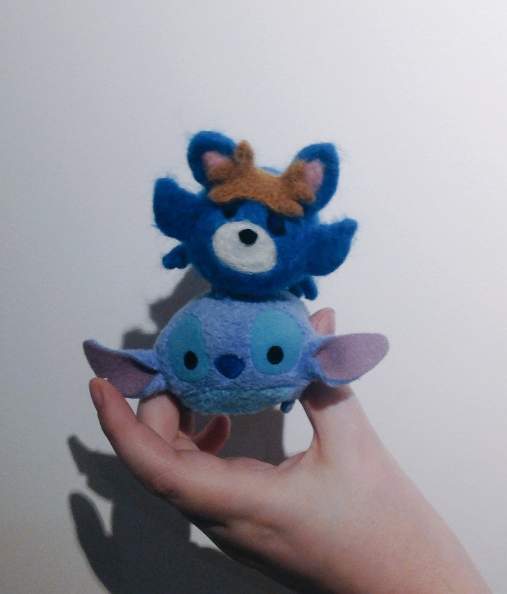 Needle felted Fiz Tsum Tsum!Was working on her off and on for a week or so