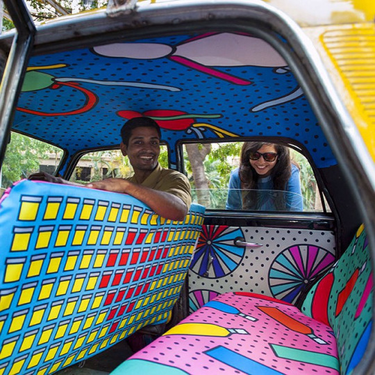 wetheurban:  Taxi Fabric, A New Form of Exhibiting Art If you ever hail a cab in