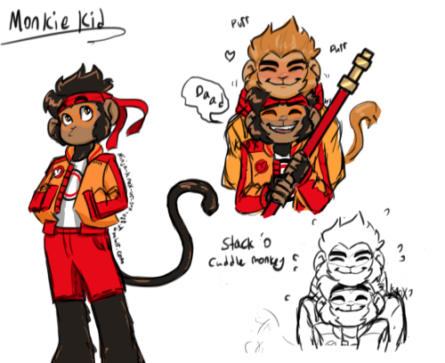 I realized I&rsquo;d never drawn Monkey Mk and that needed to remedied immediately so here we are! M