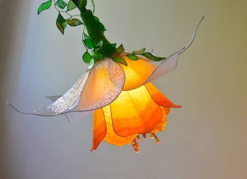 Fabulous Flowers  and Butterflies  lamps by Fiore Di Luce Available Here 