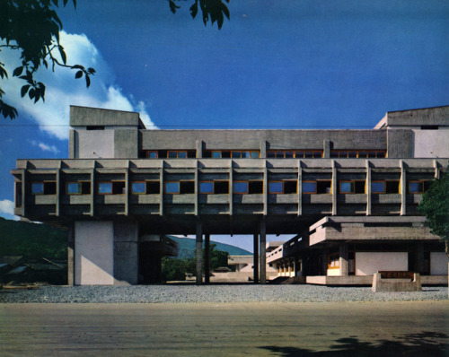 fuckyeahbrutalism: Miyazu City Hall, Kyoto Prefecture, Japan, 1962 (Design League)