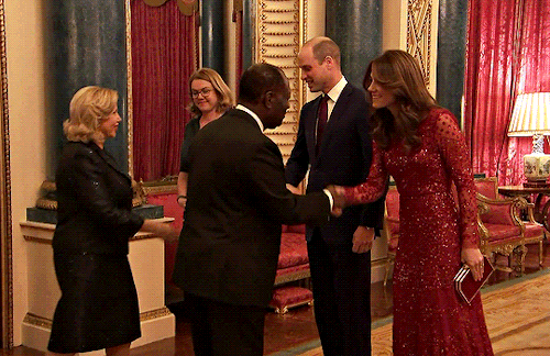 victoria-pedretti: The Duke and Duchess of Cambridge attend a reception to mark the UK-Africa I