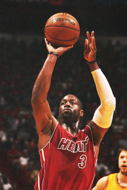 -heat:  24 points, 6 rebounds and 3 assists.