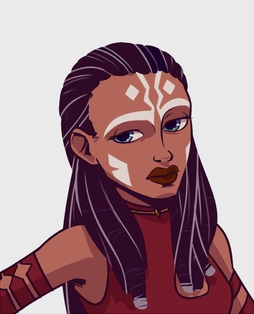 frozen-snips:poedameroin:cosmic-noir:I saw this human Ahsoka Tano design by algrnaas and I just HAD 