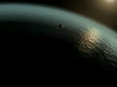 The Delta Flyer Visits A Water World, Star Trek: Voyager, “Thirty Days” S5E09″