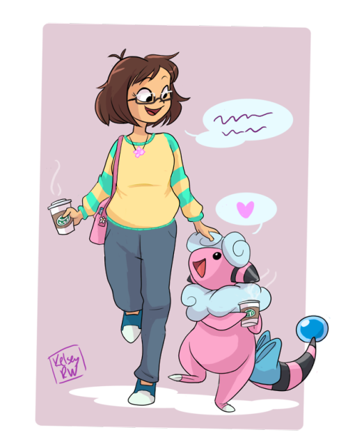 artofkelseywooley:Wanted to jump on the rymesona bandwagon. Would completely have a Flaaffy that sha