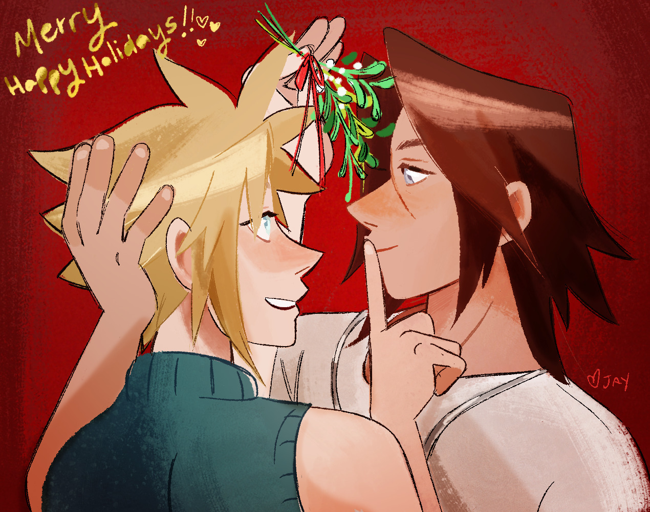 yourhandiheld:  MY @khsecretsanta FOR @kuraudo !!!! I HAD TO GO FOR THE STRIFEHART