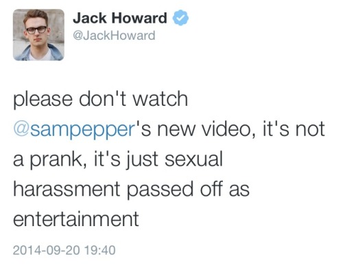 keepcalmanddrinkwater:  sukihowell:  IMPORTANT - SIGNAL BOOST PLEASE  Love how all the YouTubers are doing something about this! 
