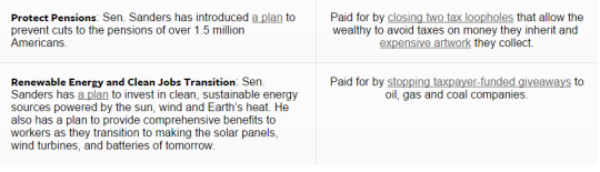 Straight From Bernie Himself, His Plans, How he Plans to Pay For Them, And How Much Revenue They Will Use Over The Decades to Come