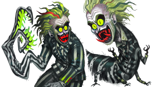 hatboy:Some Beetlejuice sketches