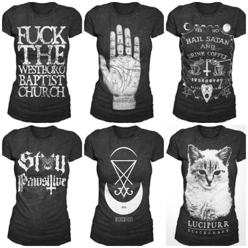 Women’s tees are now back! www.blackcraftcult.com