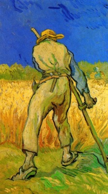 artist-vangogh:  The Reaper after Millet,