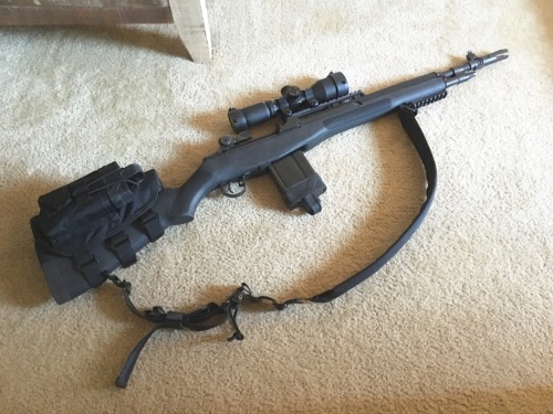 coffeeandspentbrass:mrjohngrace submitted:Hey Dude my M1A Scout is my dream weapon. Hit me up on cha
