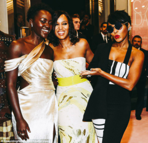 nowhollywood: Lupita Nyong’o, Kerry Washington and Janelle Monae at the CFDA Fashion Awards in New Y