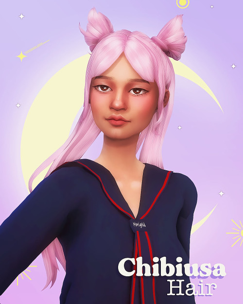 Chibiusa hair & Fox hair Hello! Finally adding a second Sailor moon hair~ Chibiusa hair for The 