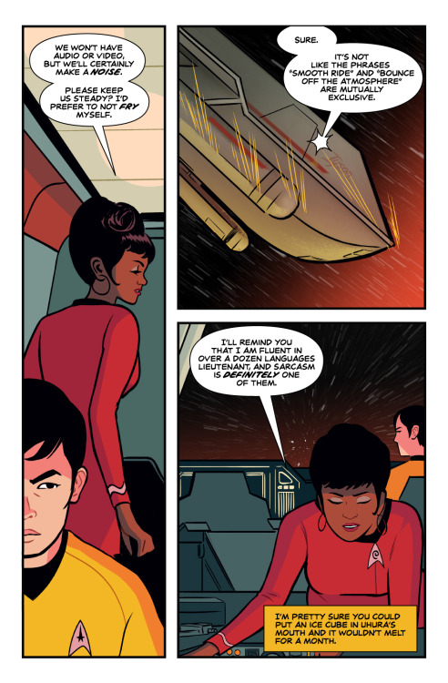 classictrek: Jordan Gibson  and myself made you this bootleg Star Trek comic to enjoy. Yes