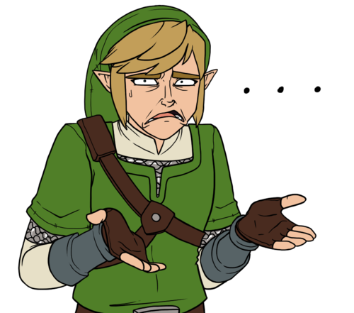 I wish this could be an emoji. I would comment it on every Link X Ganon fan art picture ever made.