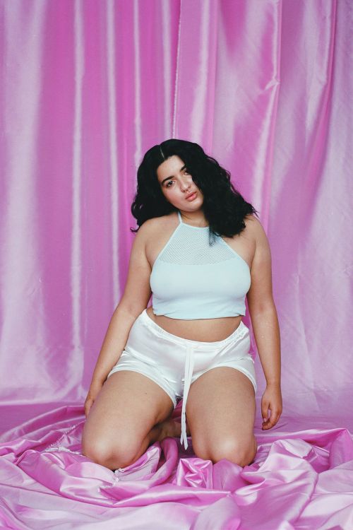 rebekahcampbellphoto:Bodies on Satin for Refinery 29 (Rebekah Campbell) “I love how much space I t