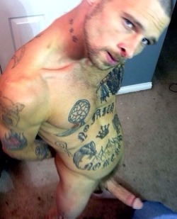 thumper339:  FUCK!! Handsome, tatted, bearded, hunky, horny, hung ‘n nasty!! Wanna see, suck ‘n MULE wreck his cunt!!