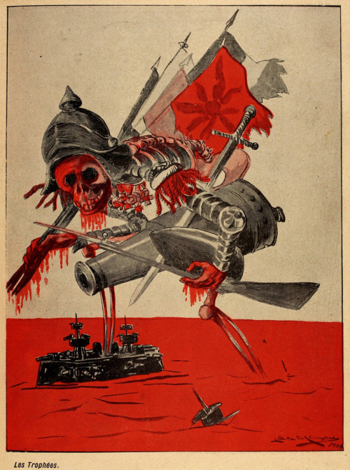 thefugitivesaint: Tomas Leal de Camara (1877-1948), ‘Les trophées’, “L'Assiette au beurre”, June 15,  1907Source