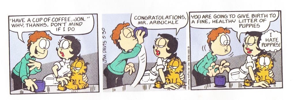 catbountry:agoutirex:  lychgate:animay-tiddies:Here’s that one Garfield strip where