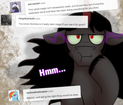 ask-king-sombra:WHO IS THAT?*HYPE GET* OwO